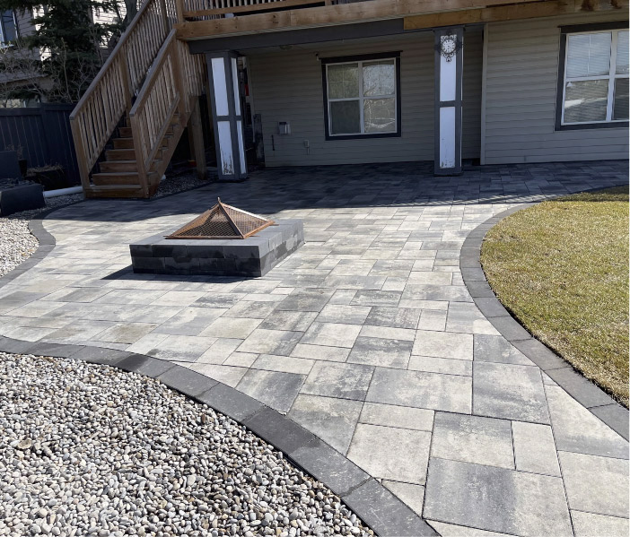 Stone patio after 2